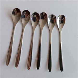 قاشق قهوه خوری طرح ملودی و قلب بسته 6 عددی