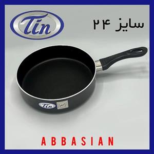 قابلمه تک تین تفلون سایز 24