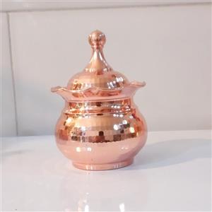 قندان گنبدی مسی زنجان چکش کاری و رنگ ثابت نانو