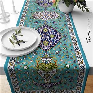 رانر طرح سنتی 11 - سایز 40 در 140 سانتیمتر - جنس دو رو مخمل پورش - کیفیت عالی