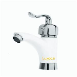 شیر روشویی قاجاری سفید کروم