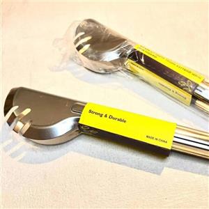 انبر سالاد فلزی از جنس استیل در دو مدل 