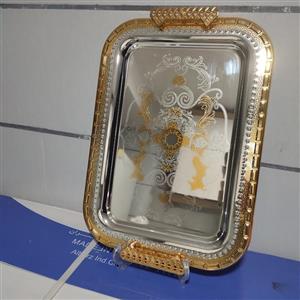 سینی بزرگ  استیل خارجی شیک وباکیفیت