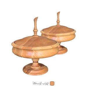 شکلات خوری چوبی خراطی 