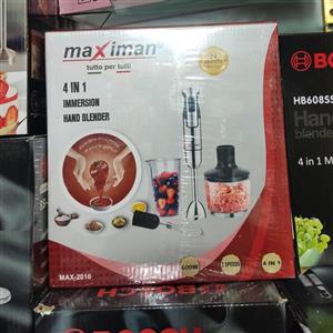 گوشت کوب برقی چهار کاره مکسیمن مدلmax-2016 توان مصرفی 600 وات دو سرعته