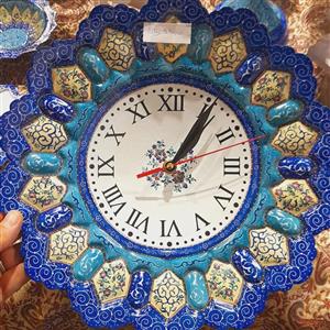 ساعت میناکاری شده جنس مس  سایز 30 