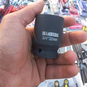 بکس 32 درایو ¾ برند هامبورگ  کیفیت برتر  درجه یک مناسب کار های سنگین و بکس بادی