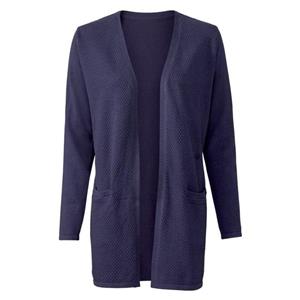 ژاکت بافت زنانه سورمه ای لانه زنبوری اسمارا esmara , سایز XS و S ()