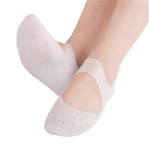 جوراب سیلیکونی رفع کننده ی ترک پا ، پینه و خارپاشنه ( حاوی یک جفت)  سایز