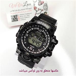 ساعت مردانه و نوجوان مارک اسپورت واچ اصلی دارای کرنومتر چراغ دار  ضد آب کیفیت عالی sport watch 