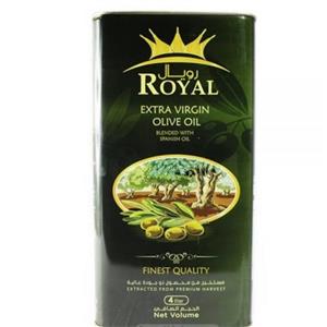 روغن زیتون رویال Royal قوطی فلزی 4 لیتری 