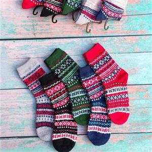 جوراب بوکله ساقدار حوله ای مناسب پاییز و زمستان