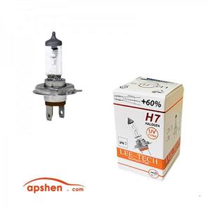 لامپ هالوژن خودرو  دو خار  100-90  وات برند لی تک  H7 (لیتک- Lee Tech H7 )