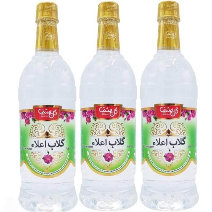 گلاب اعلای گل بهشت یک لیتری بسته 6 عددی