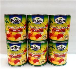 کمپوت  کوکتل حسین اصلی پک[6]عددی  سراسر کشور  کمپوت مخلوط میوه حسین836گرم خوشمزه و خاص