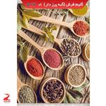 گلیم فرش (گبه) طرح  ادویه آشپزخانه سایز 9 متری (3.5در2.5) کد517