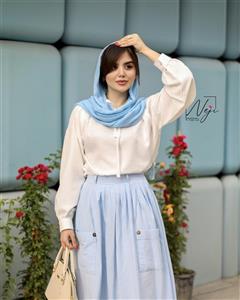 شومیز یقه گره ای