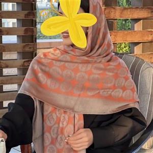 روسری نخی ژاکارد قواره 140