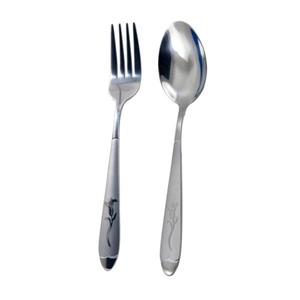 قاشق و چنگال غذاخوری 36 عددی طرح میخک جنس عالی