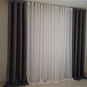 پرده پذیرایی اتاق خوابحریر ترک و دو عدد والان مخمل هازان درجه یک مناسب فضای 3 متر در ارتفاع 280