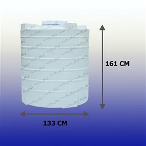 مخزن آب 2000لیتری پلی اتیلن سه لایه