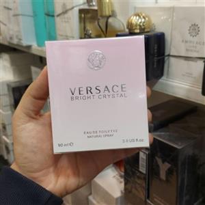 ادکلن زنانه  90 میل اورجینال و اصلی ورساچه  برایت کریستان صورتی  VERSACE BRITHE CRYSTAL
