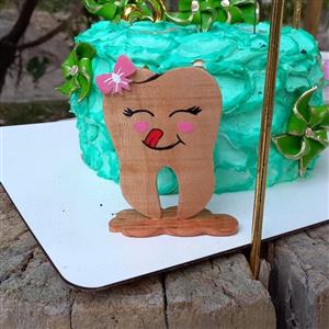استند دندون چوبی