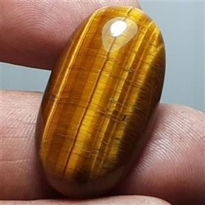 نگین چشم ببر ( تایگر ) غولپیکر  زیبا و معدنی خاص