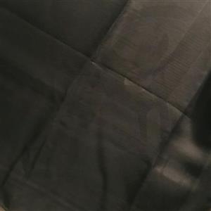 روسری مشکی نخی دور دست دوز طرح محو