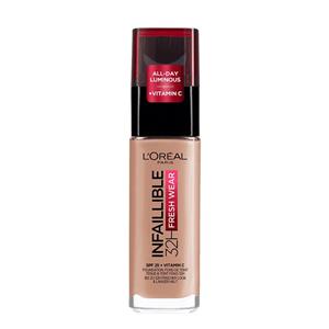 کرم پودر سری Infaillible 24H Matte مدل Golden Beige شماره 24 حجم 30 میلی‌ لیتر لورآل 