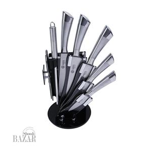 سرویس چاقو 9 پارچه تمام استیل ام جی اس مدل KS9017S