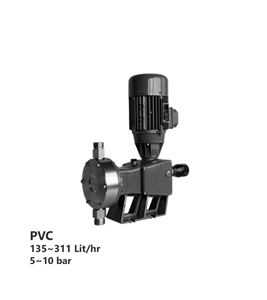 دوزینگ پمپ دیافراگمی موتوردار اتاترون با هد PVC