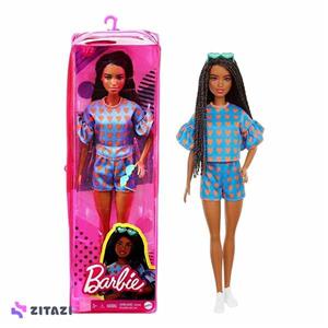 عروسک باربی فشن استایل مدل Barbie Fashionistas Charming Party Dolls in Heart Pattern Dress 