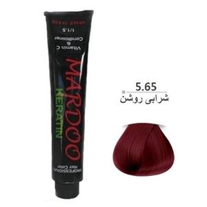 رنگ موی شرابی بورگاندی روشن شماره 5.65 ماردو mardoo