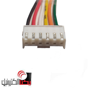 کانکتور پاور قفل دار 6 پین سیم دار20 سانتی