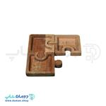 اردور خوری چوبی مدل پازل مربعی برند میس آرت B0206