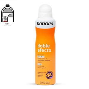 اسپری دئودورانت 48 ساعته باباریا مدل دبل افکت حجم 200 میل