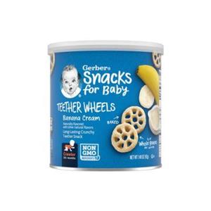 پفک چرخی گربر Gerber با طعم خامه و موز
