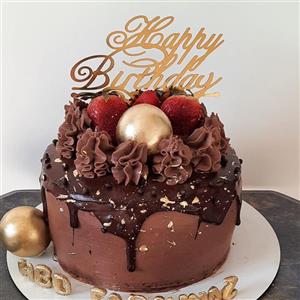 کیک تولد بدون گلوتن و شکر