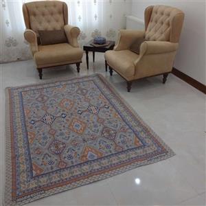 روفرشی 3 متری- مخمل زرکدار- وکیل بافت یزد- طرح نیلوفر- کد 006- رنگ طوسی- زیر انداز- زیرانداز- زیرسفره‌‌ای