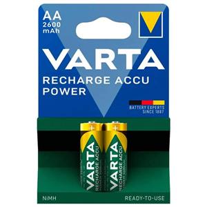 باتری قلمی قابل شارژ وارتا مدل ACCU power Ready-to-use 2600 بسته دو عددی
