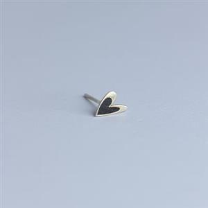 پیرسینگ نقره زنانه آی ام مدل قلب -