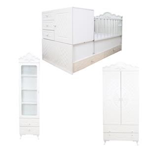 سرویس تخت خواب و کمد کودک مدل B-507