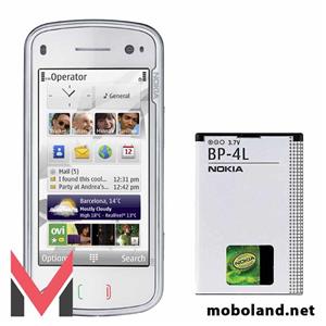 باتری موبایل مدل BP-4L ظرفیت 800میلی امپر ساعت مناسب برای گوشی موبایل نوکیاE95/N810/N97