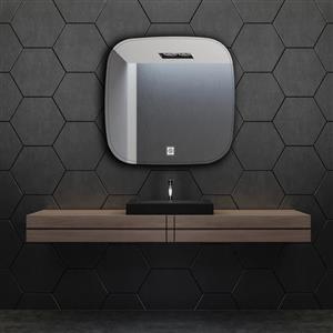 آینه سرویس بهداشتی  دلفین مدل ضدبخار HT-SQ-61