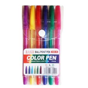 خودکار مدل رنگی بسته 6 عددی