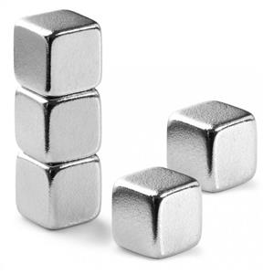 آهن ربا مدل نئودیمیوم بلوکی 5 میلیمتر  -  بسته 5 عددی - جذب بالا -  5x5x5 mm