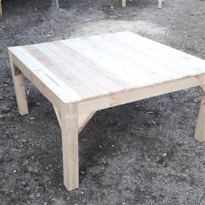 میز کرسی چوبی مدل افرا  ابعاد 80 در 80در 50 