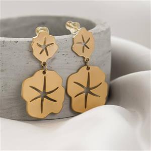 گوشواره استیل طرح گل