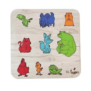 بازی آموزشی مدل جورچین حیوانات ام دی اف کد k_31